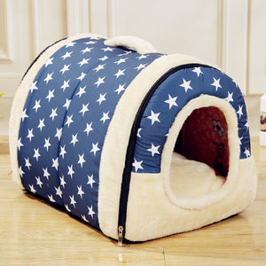 Multifunctional Pet House with Foldable Mat