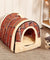 Multifunctional Pet House with Foldable Mat