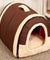 Multifunctional Pet House with Foldable Mat