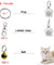 Personalized Paw Shaped Glitter  Engraved Pet ID Tag Pendant