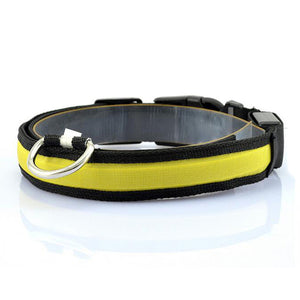 Nylon LED Anti-lost Flashing Dog Collar