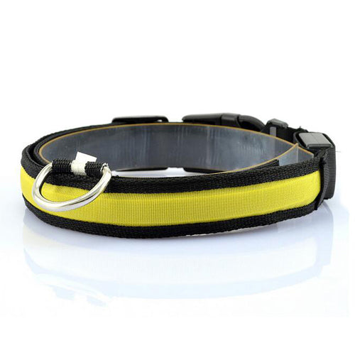 Nylon LED Anti-lost Flashing Dog Collar