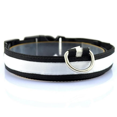Nylon LED Anti-lost Flashing Dog Collar