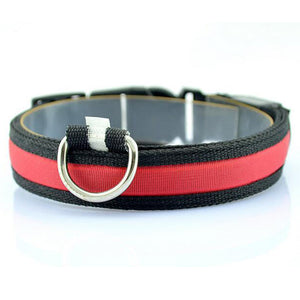 Nylon LED Anti-lost Flashing Dog Collar