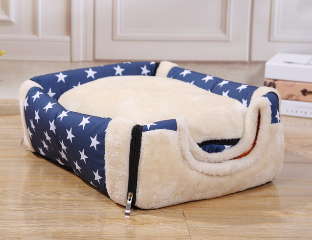 Multifunctional Pet House with Foldable Mat