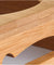Stainless Steel  Double Bowl Wood Rack Feeder