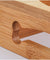 Stainless Steel  Double Bowl Wood Rack Feeder