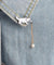 White Pearl-Like Cute Cat Brooch
