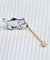 White Pearl-Like Cute Cat Brooch