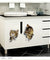 Cat Erupting from Wall 3D Sticker