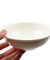 Ceramic Double Bowl Wood Rack Pet Feeder