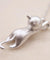 Minimalist Hanging Cat Pendant 925 Silver Necklace for Women