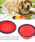 2 in 1 Folding Food & Water Feeder