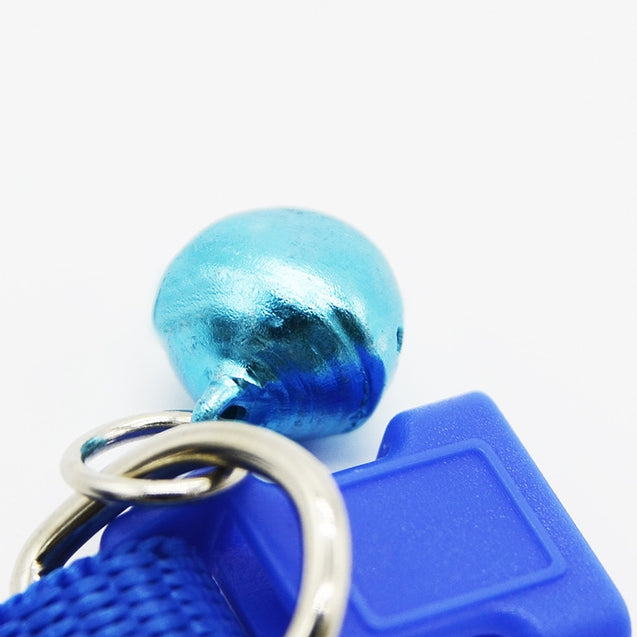 Adjustable Bowknot Bells Charm Polyester Pet Collar