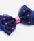 Adjustable Bowknot Bells Charm Polyester Pet Collar