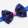 Adjustable Bowknot Bells Charm Polyester Pet Collar