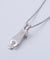 Minimalist Hanging Cat Pendant 925 Silver Necklace for Women