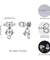 3D Cat Stud Earrings