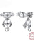3D Cat Stud Earrings