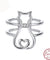 Cute Adjustable Cat Ring