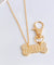 Best Friends Broken Dog Bone Pendant Necklace & Keychain Set