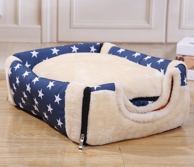 Multifunctional Pet House with Foldable Mat