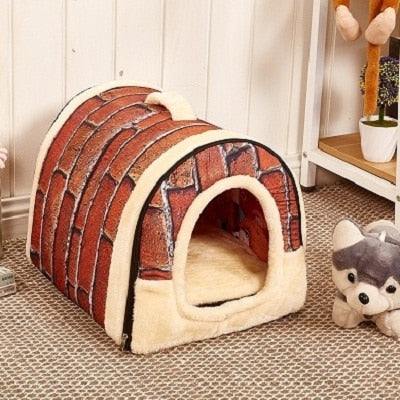 Multifunctional Pet House with Foldable Mat