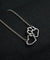 Linked Heart and Paw Pendant Necklace
