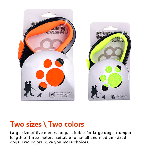 Automatic Extending & Retractable Dog Leash