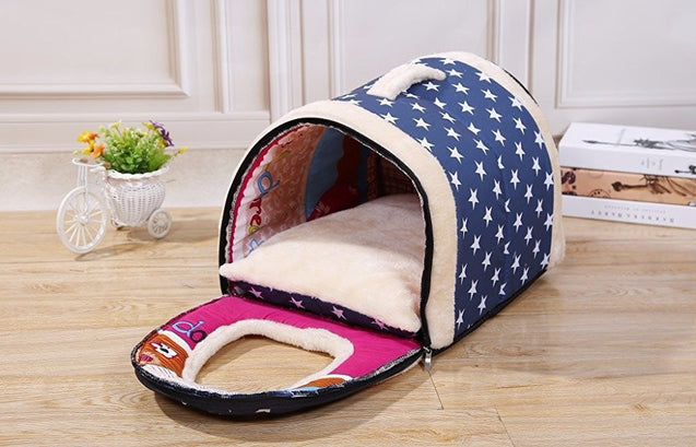 Multifunctional Pet House with Foldable Mat