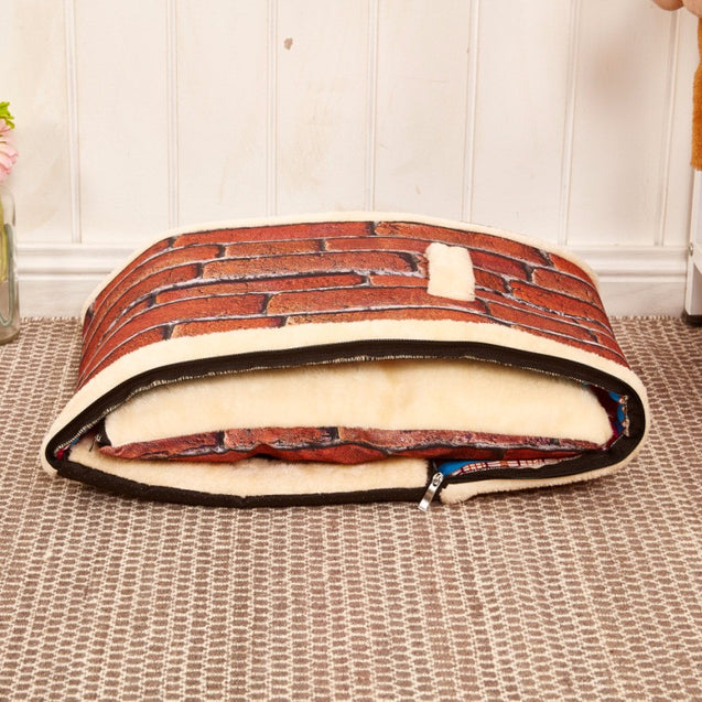 Multifunctional Pet House with Foldable Mat