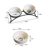 Cartoon Style Ceramic Pet Bowl Pet Feeder