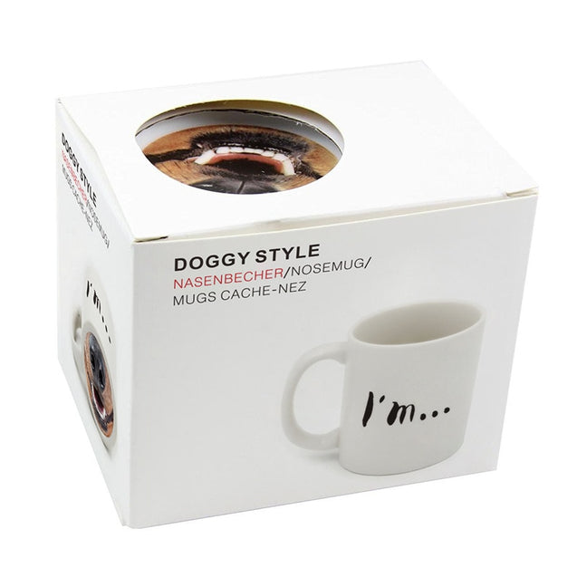 Funny Dog Nose Ceramic Mug