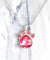 Birthstone & Paw Pendant Snake Chain Necklace