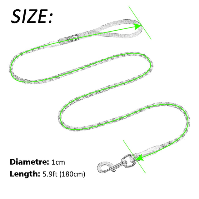 Chew Resistant Night Reflective Dog Leash