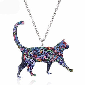 Acrylic Animal Pendant Necklace