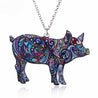 Acrylic Animal Pendant Necklace