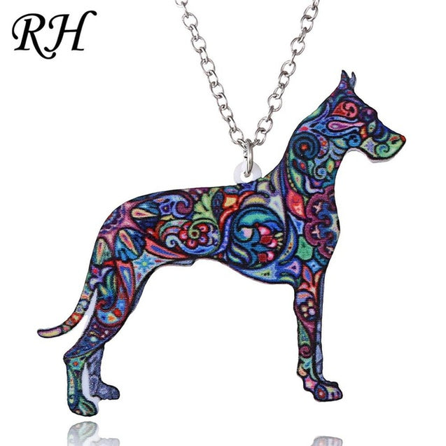 Acrylic Animal Pendant Necklace