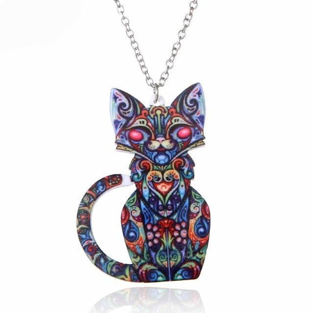 Acrylic Animal Pendant Necklace