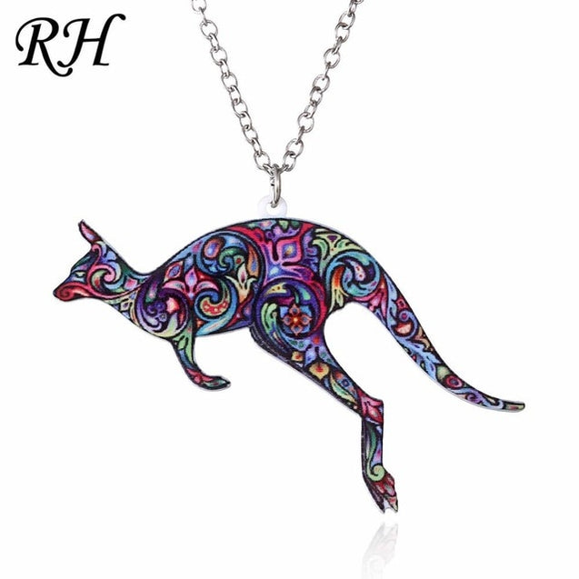 Acrylic Animal Pendant Necklace