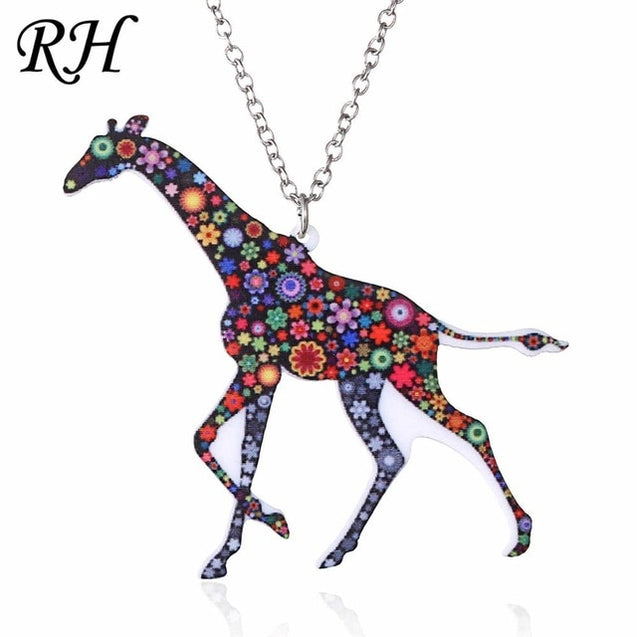 Acrylic Animal Pendant Necklace