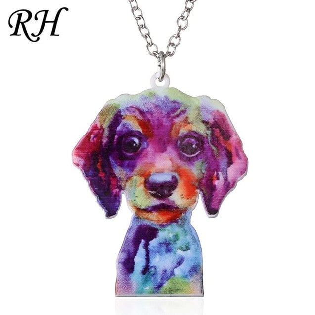 Acrylic Animal Pendant Necklace