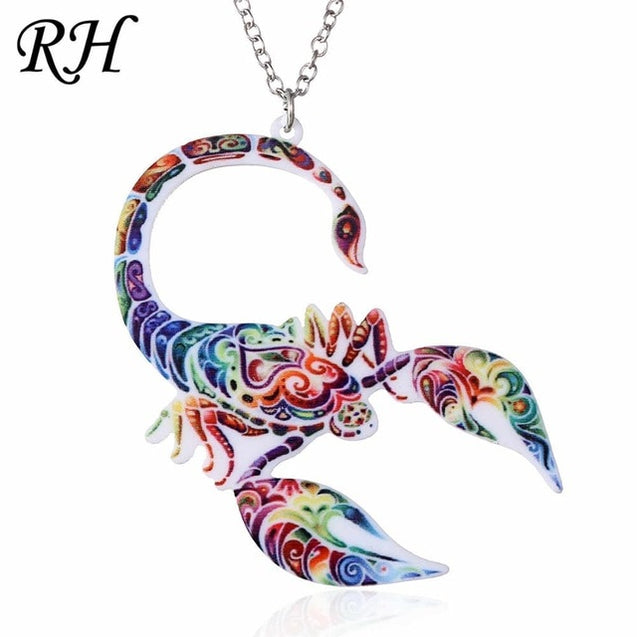 Acrylic Animal Pendant Necklace