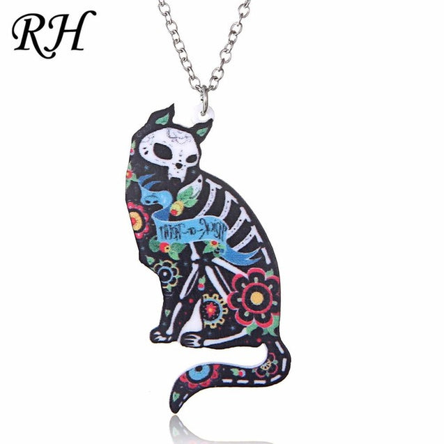 Acrylic Animal Pendant Necklace