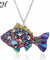 Acrylic Animal Pendant Necklace