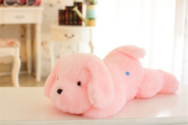 Luminous LED glowing plush dog doll