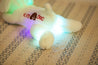 Colorful LED light glowing plush dog doll