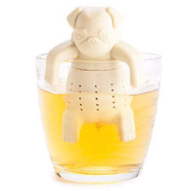 Eco-Friendly Silicone Pug Tea Infuser