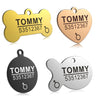 Anti-lost Stainless Steel Engraved Dog ID Tag