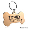 Anti-lost Stainless Steel Engraved Dog ID Tag